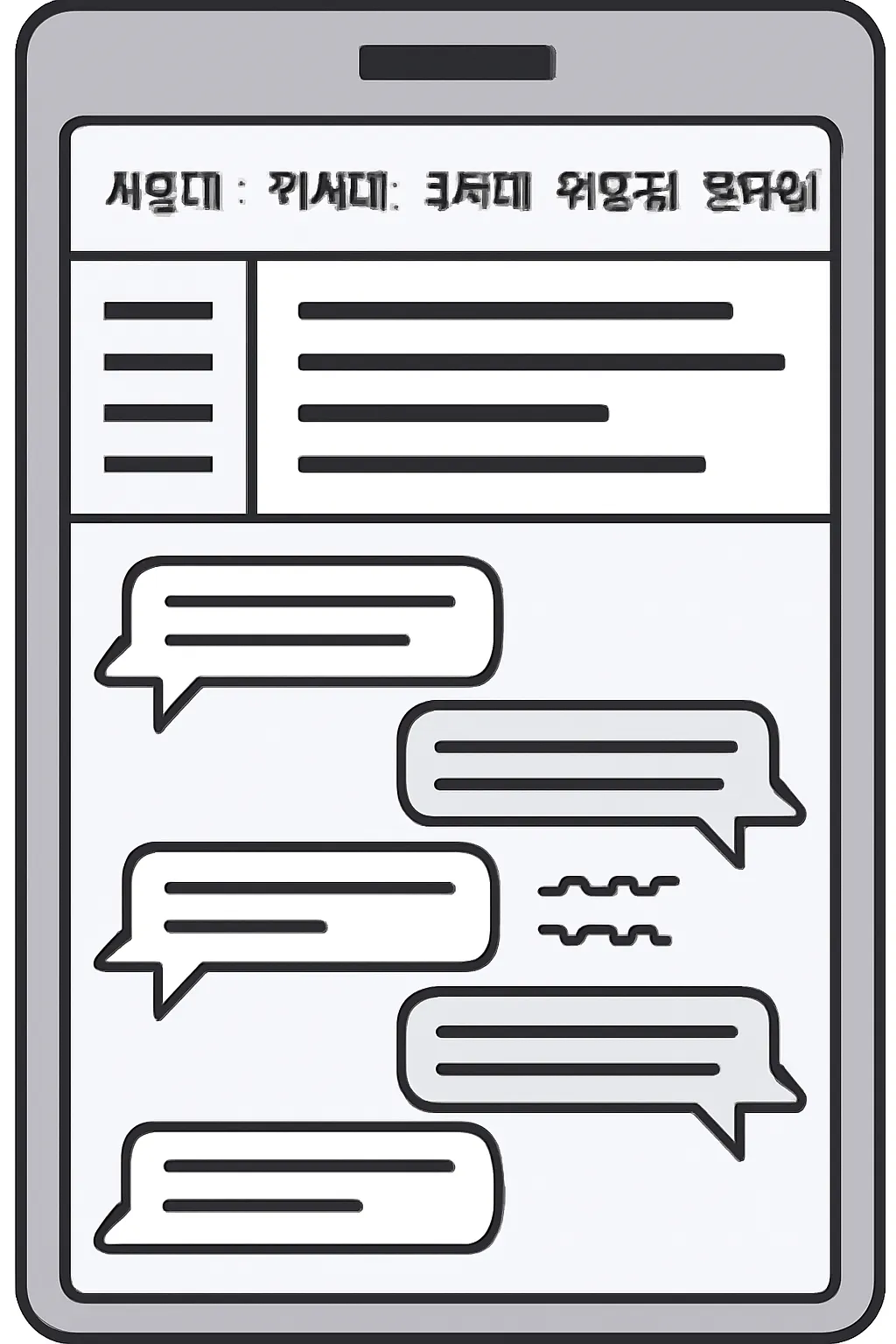 디시인사이드 대학 커뮤니티 게시판 댓글전쟁 일러스트