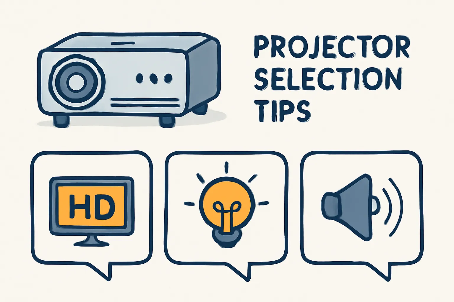 빔프로젝터 선택팁 해상도 밝기 소음 정보그래픽