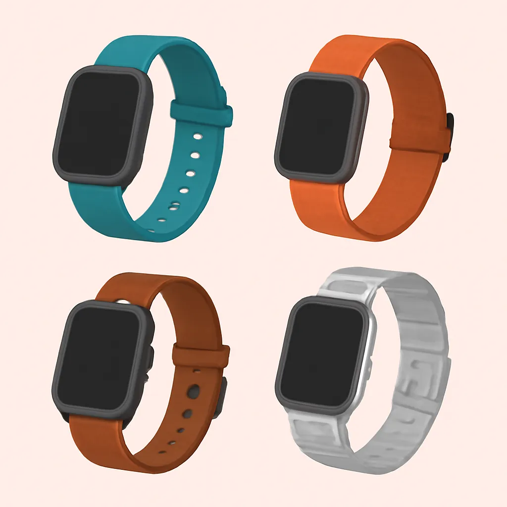 스마트밴드 스마트워치 스트랩 실리콘 나일론 가죽 메탈