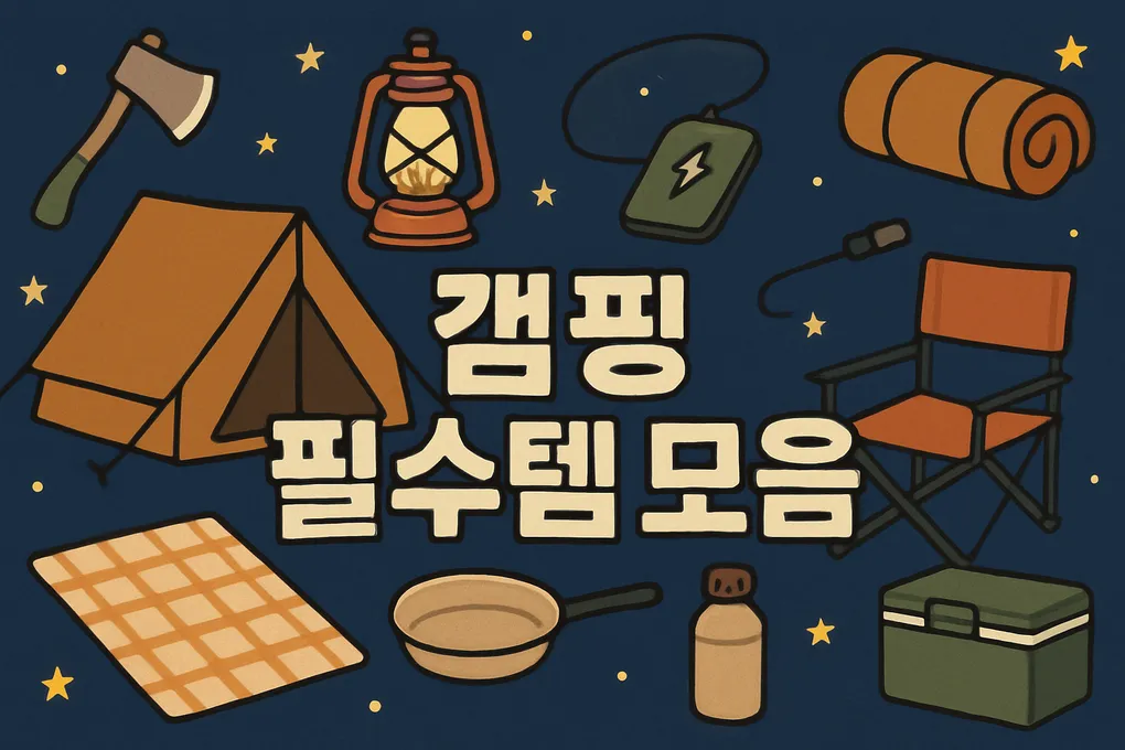 캠핑 여행 필수품 추천: 초보자도 쉽게 준비하는 법