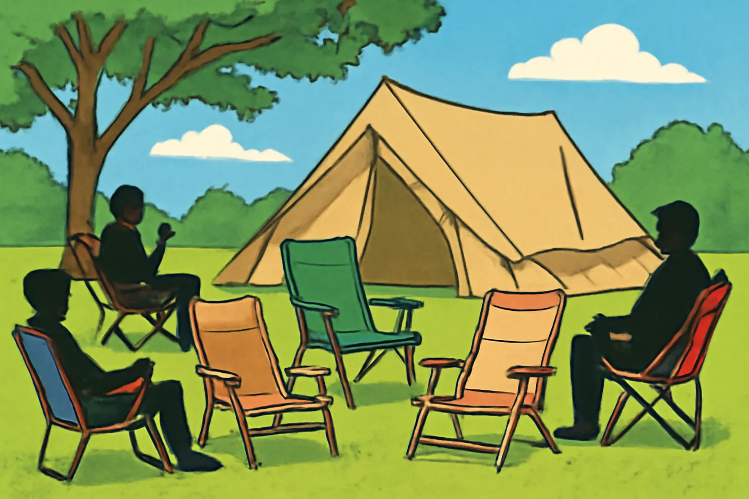 캠핑 휴대용 접이식 캠핑의자 텐트옆 초보자 필수품 추천