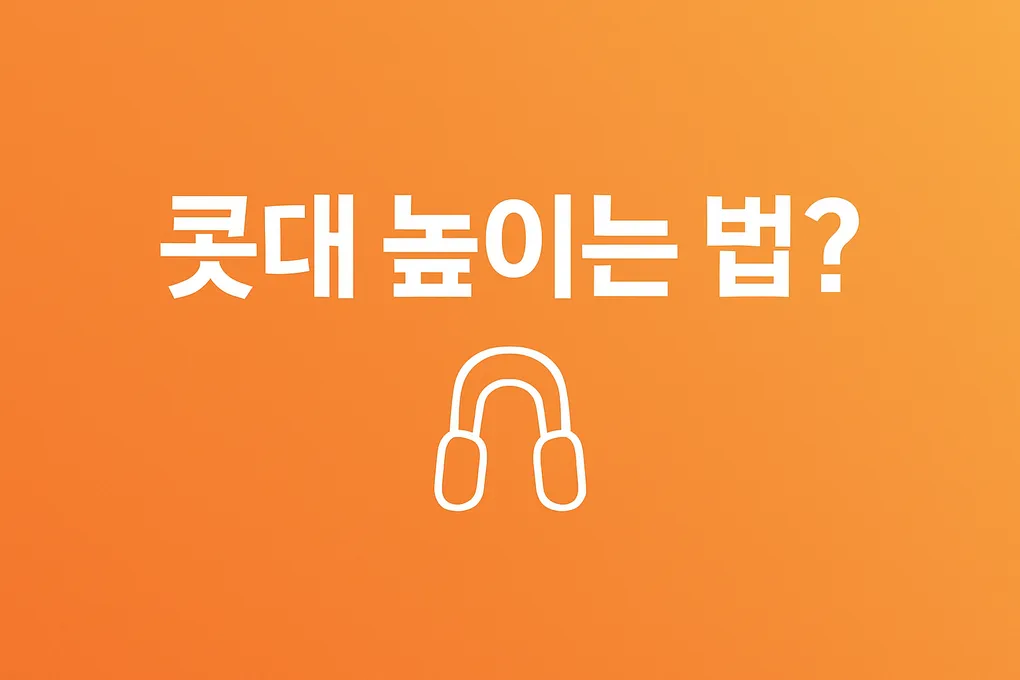 콧대 업그레이드 방법 : 코교정기 사용 후기