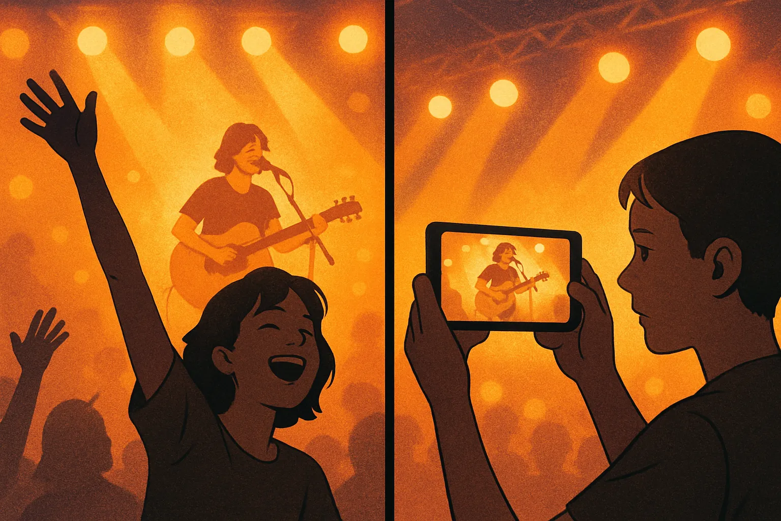 티파니영 팬콘서트 짐벌카메라 즐기는팬 촬영팬 비교