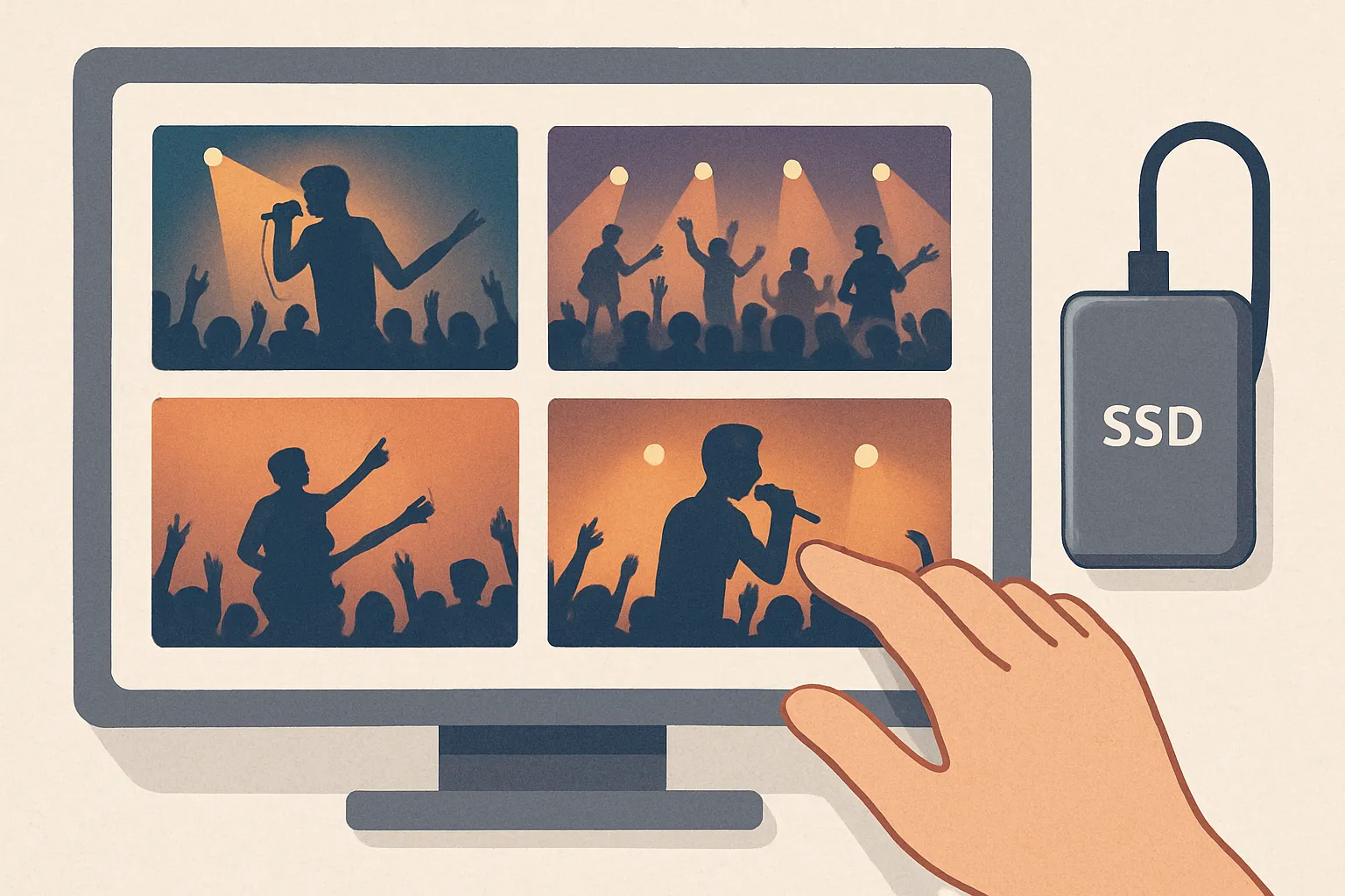 티파니 팬콘서트 썸네일 외장 ssd 파일정리