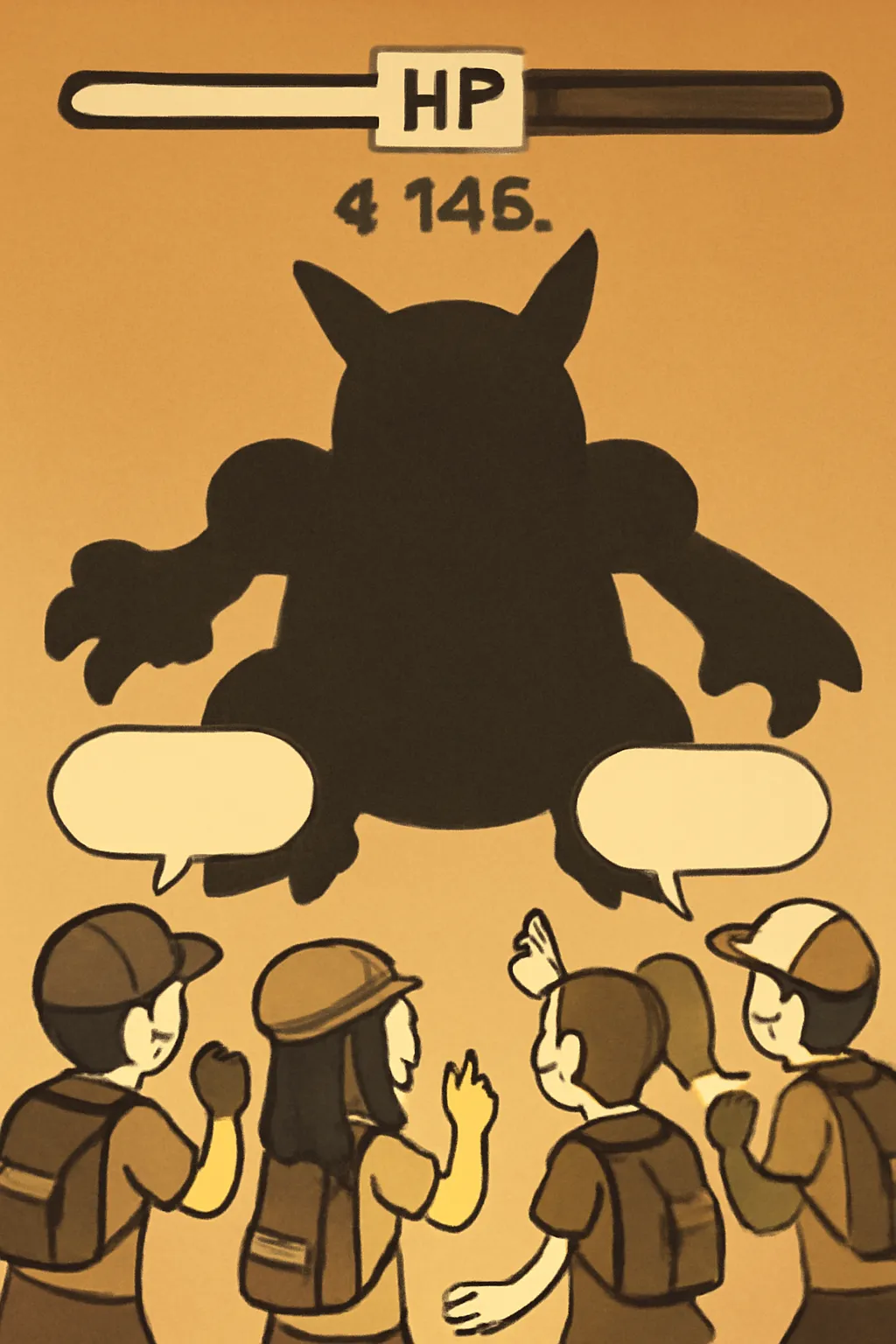 포켓몬고 레이드 배틀 단순화 일러스트 보스 트레이너 말풍선